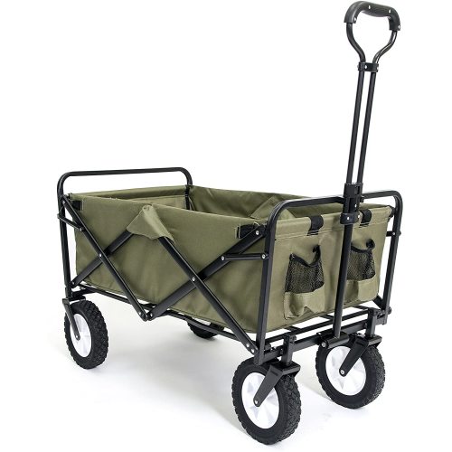 The Sideline Wagon — 150 lb Capacity, Folds in Seconds