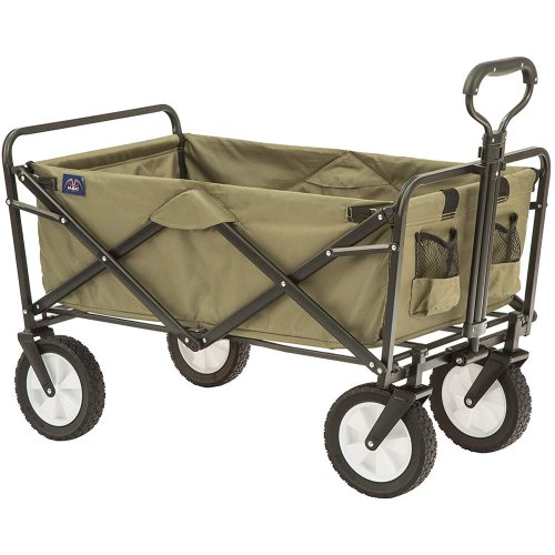 The Sideline Wagon — 150 lb Capacity, Folds in Seconds