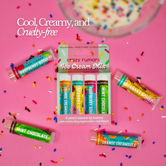 The Sideline Lip Kit — 4 Ice Cream Flavors, Drip-Proof Formula